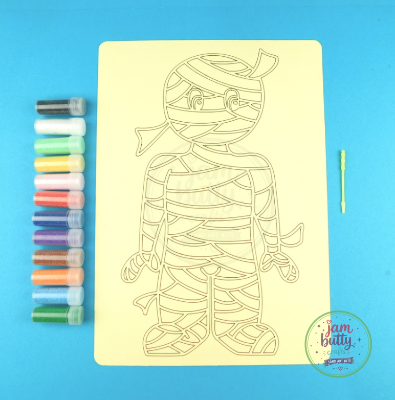 A4 Mummy Sand Art Kit