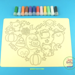 A4 Halloween Heart Sand Art Kit