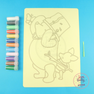A4 Classic Winnie the Pooh and Piglet Sand Art Kit