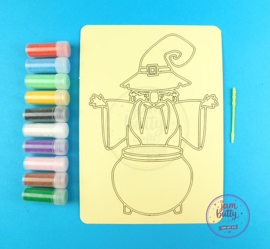 A4 Wizard Sand Art Kit