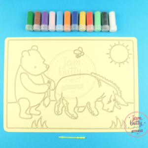 A4 Classic Winnie the Pooh & Eyeore Sand Art Kit