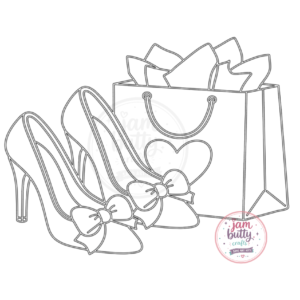 A4 Shoes & Shopping Sand Art Kit (Made To Order)