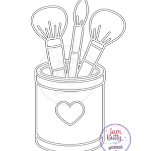A4 Make-Up Brushes Sand Art Kit (Made To Order)