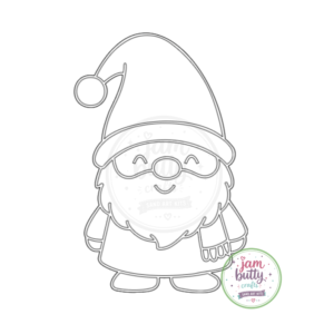 A6 Father Christmas Gnome Sand Art Kit (Made to Order)