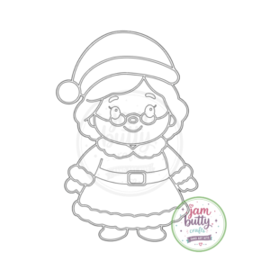 A5 Mrs Claus Sand Art Kit (Made to Order)