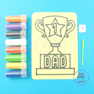 A6 #1 Dad Trophy Sand Art Kit